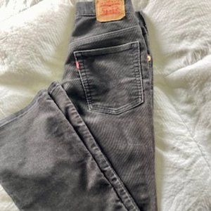 Corduroy Black Pants